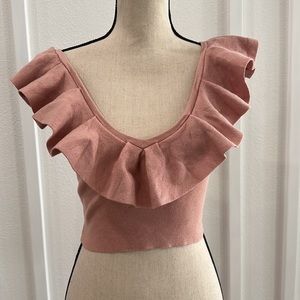 Ruffle Crop Top